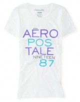 Dámské triko Aero Background Text - Bílá